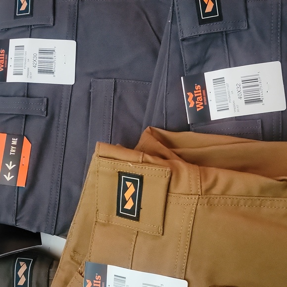 Walls Ditchdiger Pants - Brown 40/30, 42/30, Gray 40/32,42/30 And Rust 40/32 - Picture 4 of 4